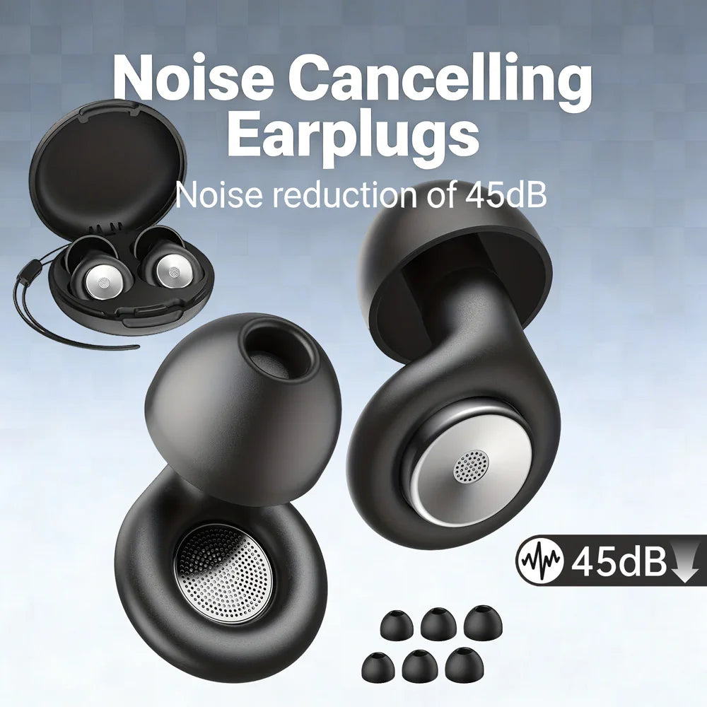 Noise-Cancelling Earplugs for Focus, Travel & Work