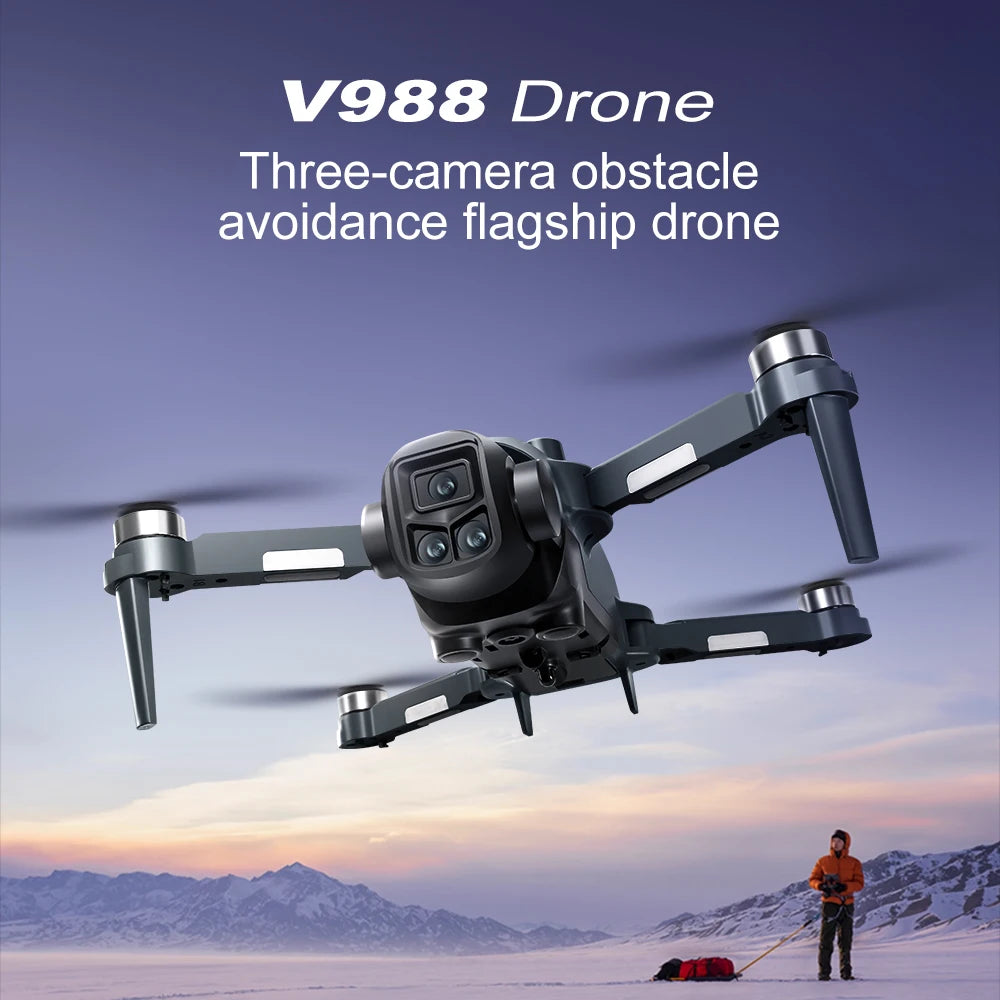 Brushless 4K FPV Drone, Foldable GPS Quadcopter with Dual HD Camera - image 7