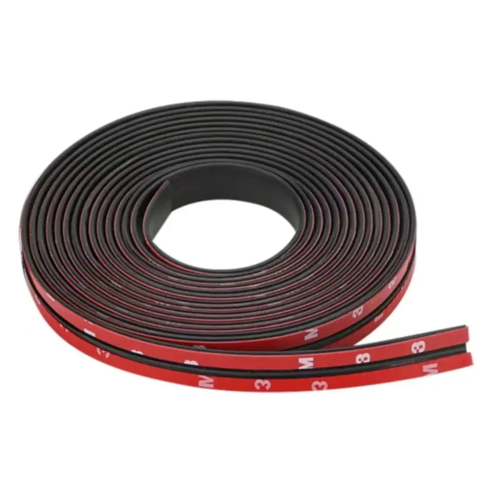 T-Shape Rubber Seal Strip for Car Windshield and Doors, 2 m