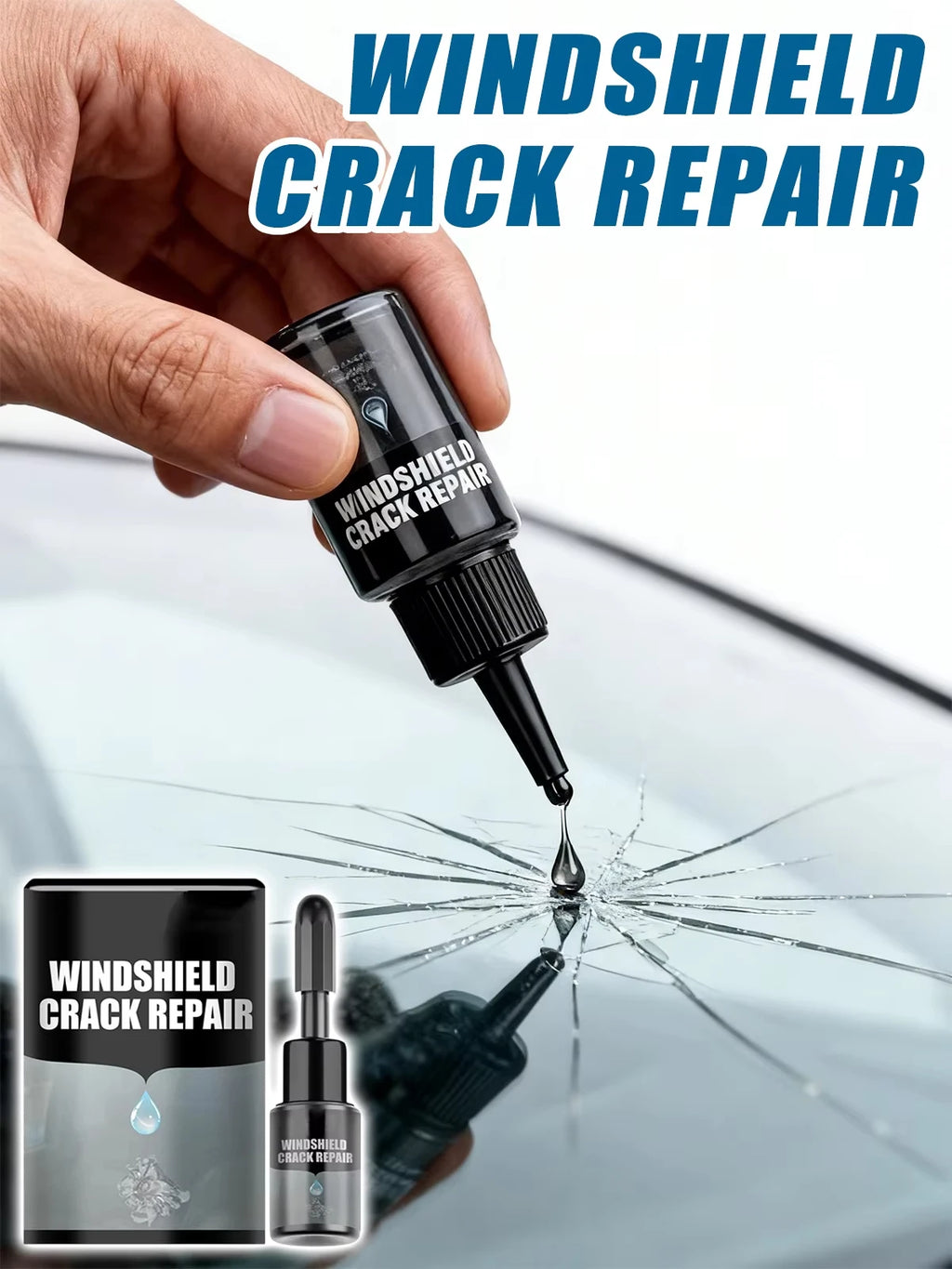 Windshield Crack Repair Resin Kit for Cars