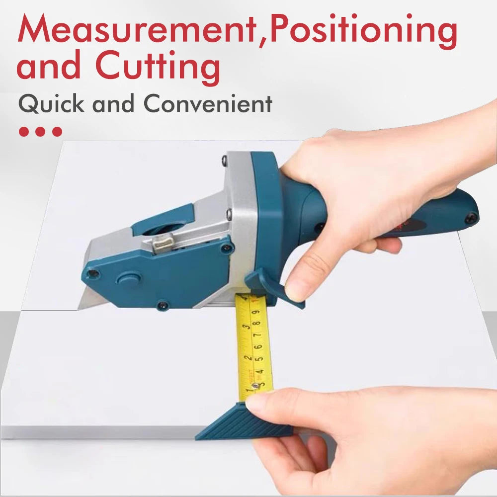 Drywall cutting scriber with tape measure, manual plasterboard cutting tool