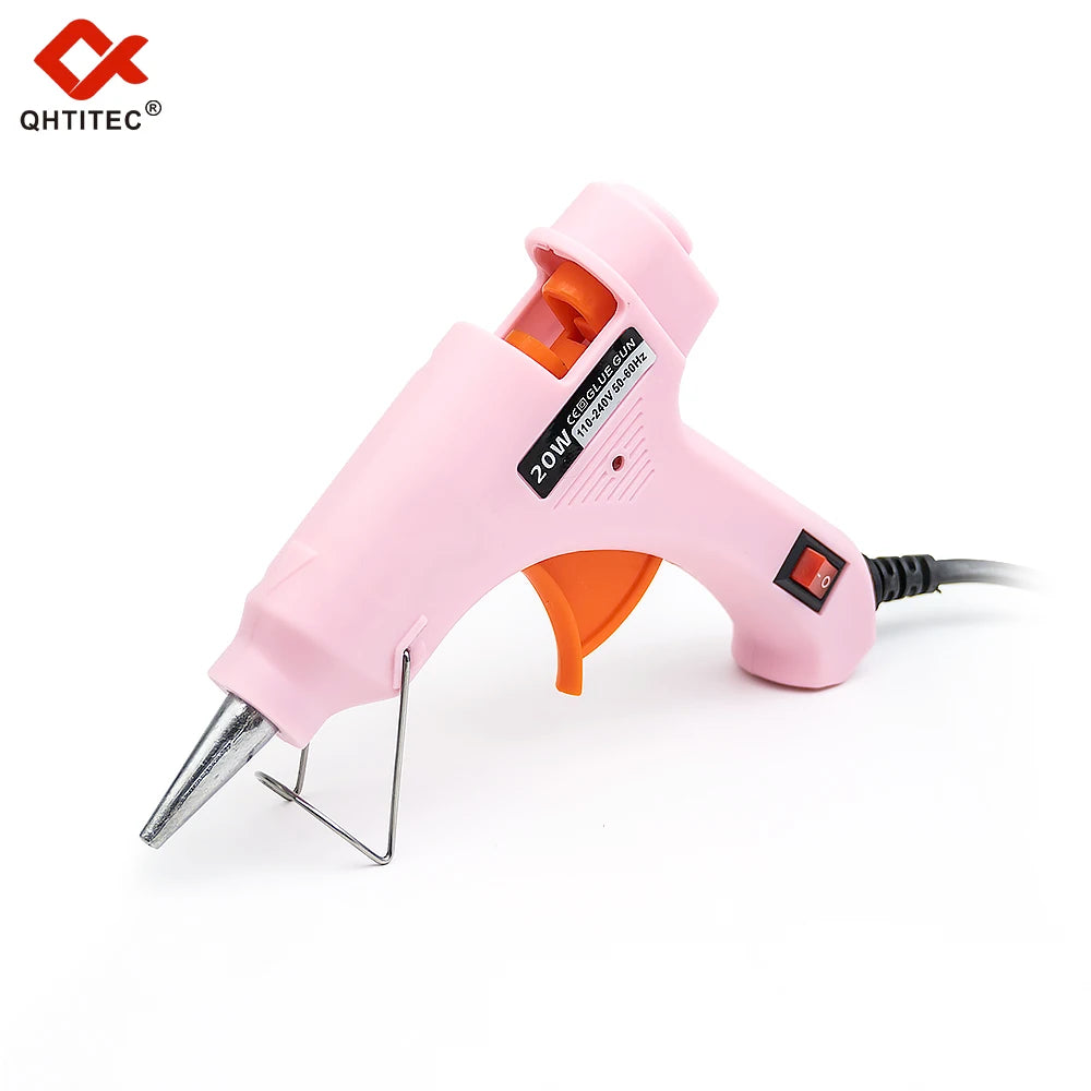 20W Hot Melt Glue Gun with 20 Glue Sticks, Mini DIY Repair Tool - image 17