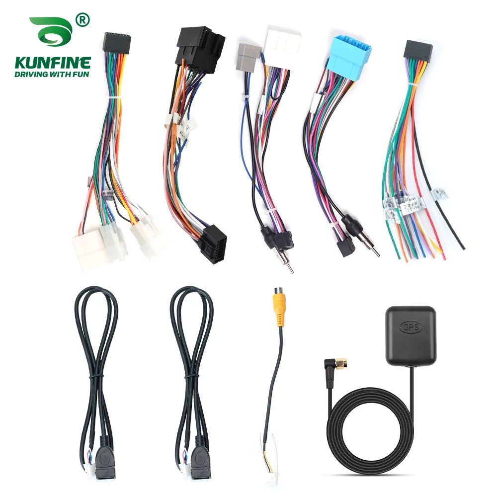 Universal ISO Car Stereo Power Cable for Toyota, Nissan, Suzuki
