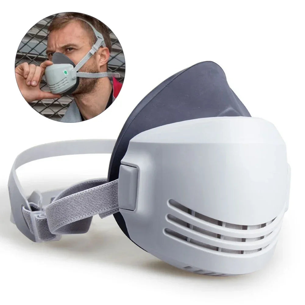 Half Face Dust-Proof Respirator Mask with Filter Cotton for Construction