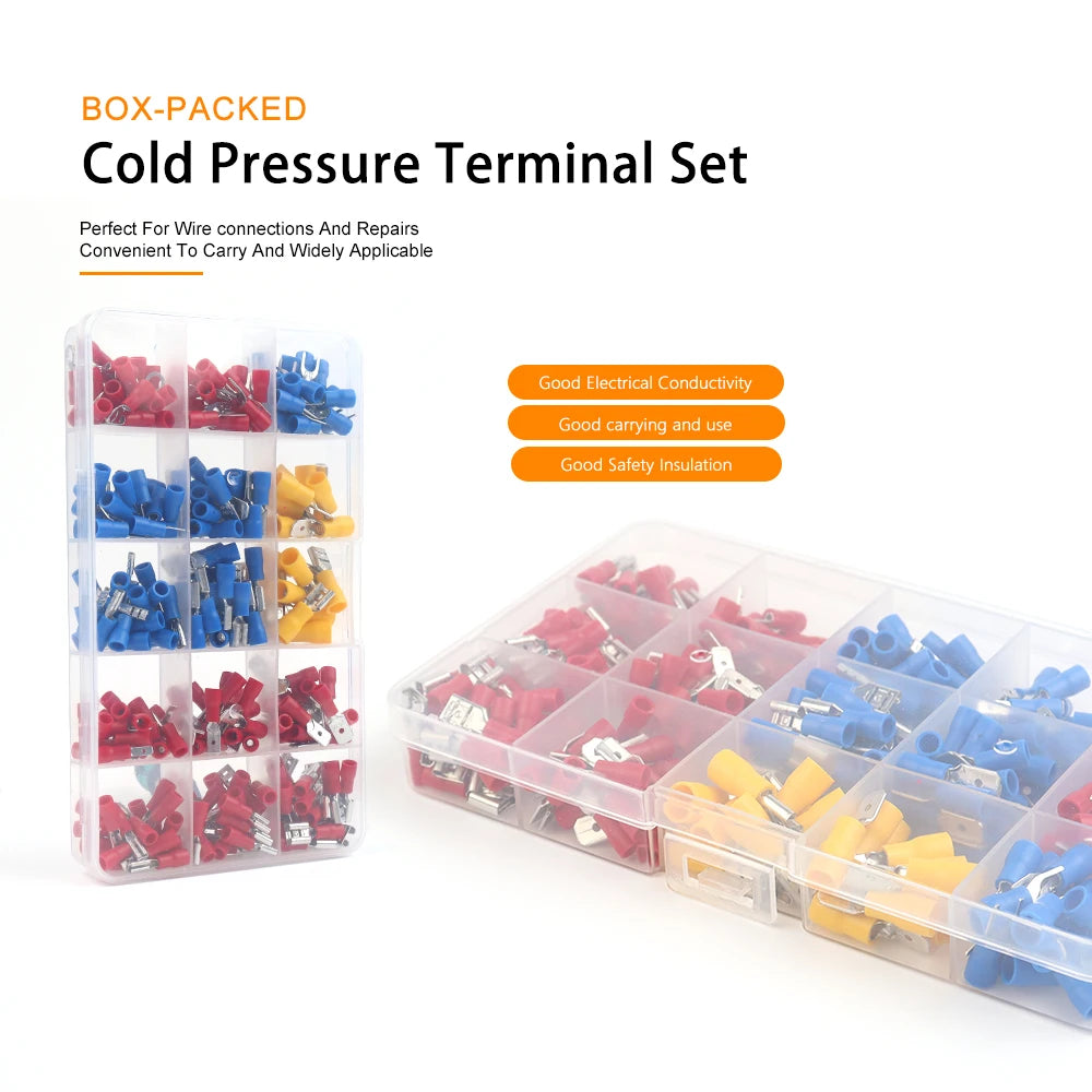 280-Piece Male & Female Insulated Wire Connector Kit