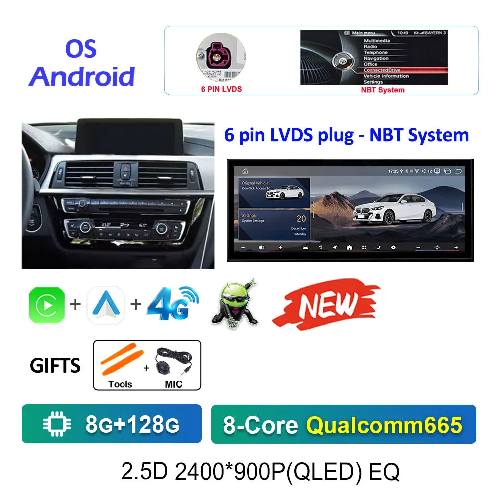 BMW 3/4 Series Android 15 Multimedia Player with CarPlay (F30-F36) - image 14
