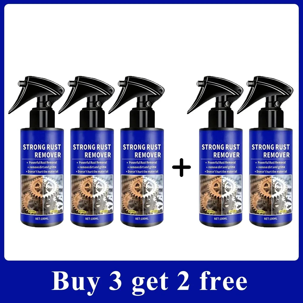 Quick-Acting Rust Remover Spray for Exhaust Pipes and Wheel Hubs