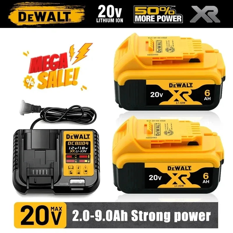 Replacement for DEWALT 20V 6Ah Lithium Battery (DCB200)