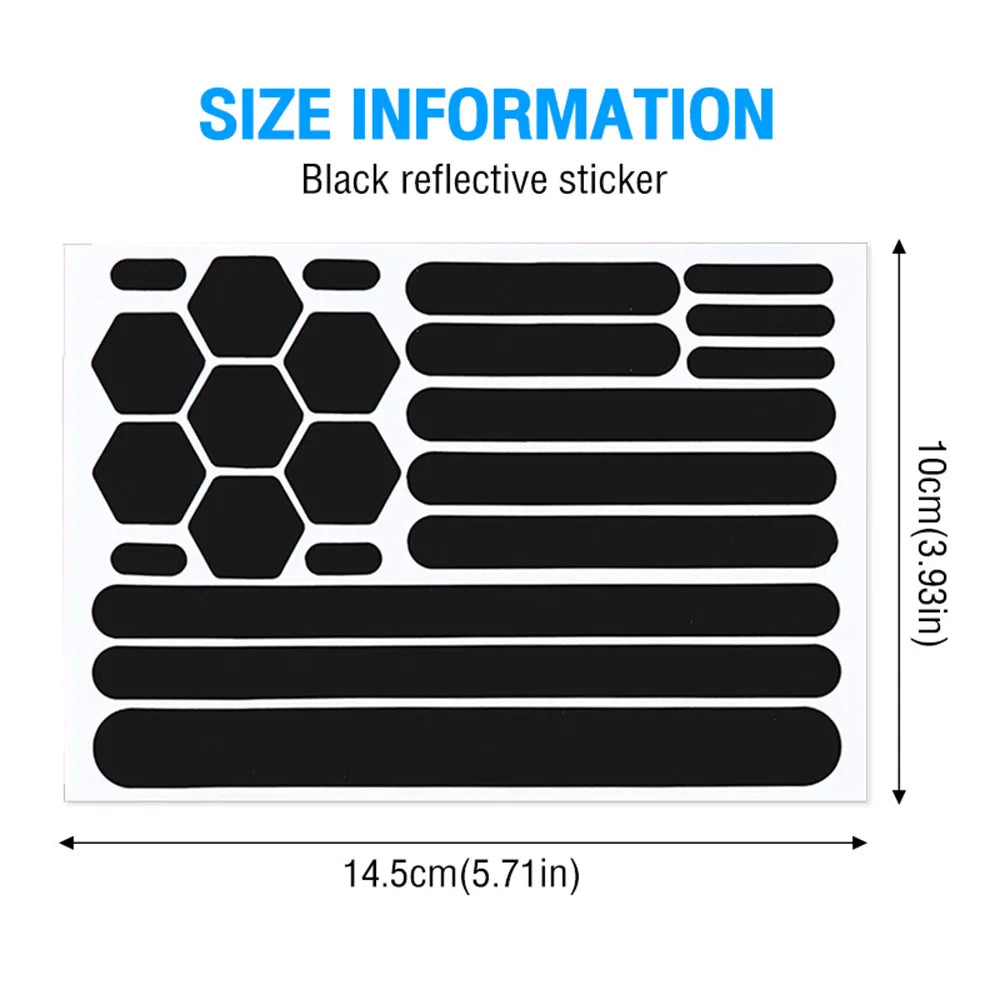 Reflective Helmet Warning Stickers for Night Safety - image 11