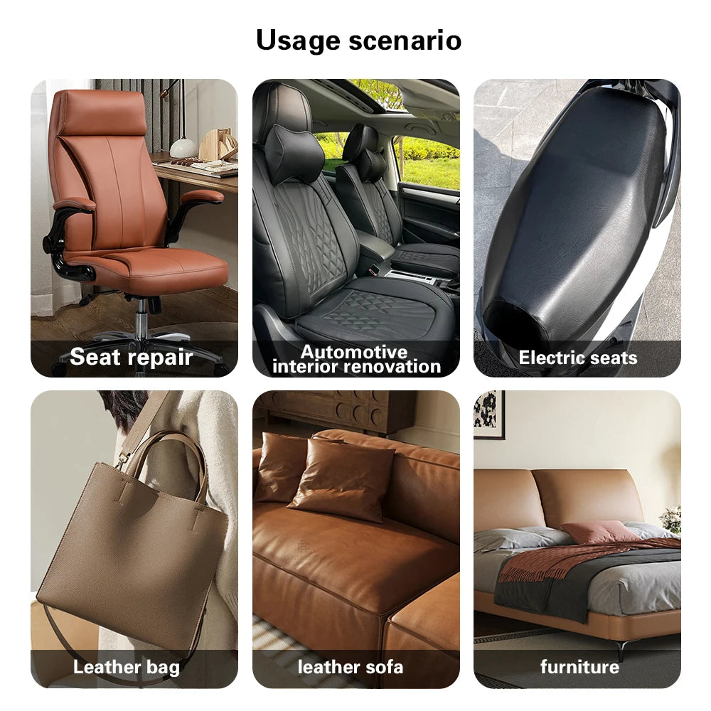 Self-Adhesive PU Leather Repair Sheet for Car Seats and Sofas