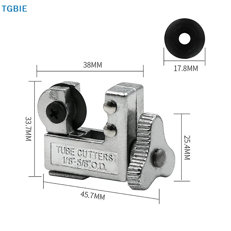 Mini Pipe Cutter Tube Cutter for Copper Brass Aluminium Stainless Steel Pipes