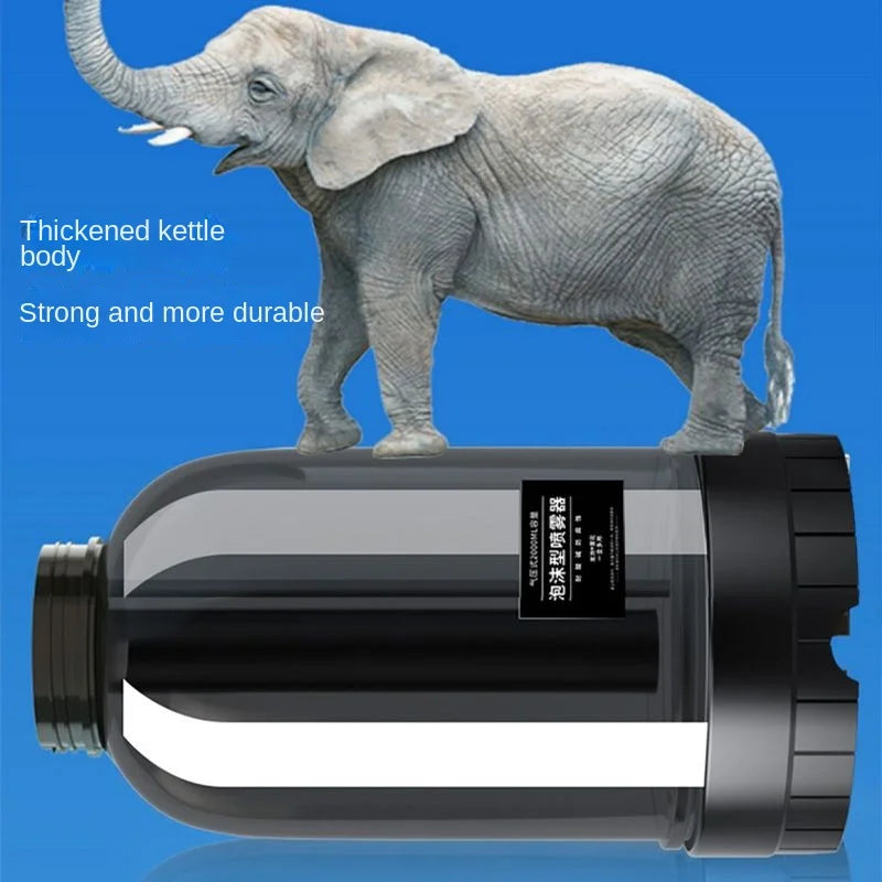 2L Hand Pump Foam Sprayer with 3 Nozzles for Car Wash - image 6