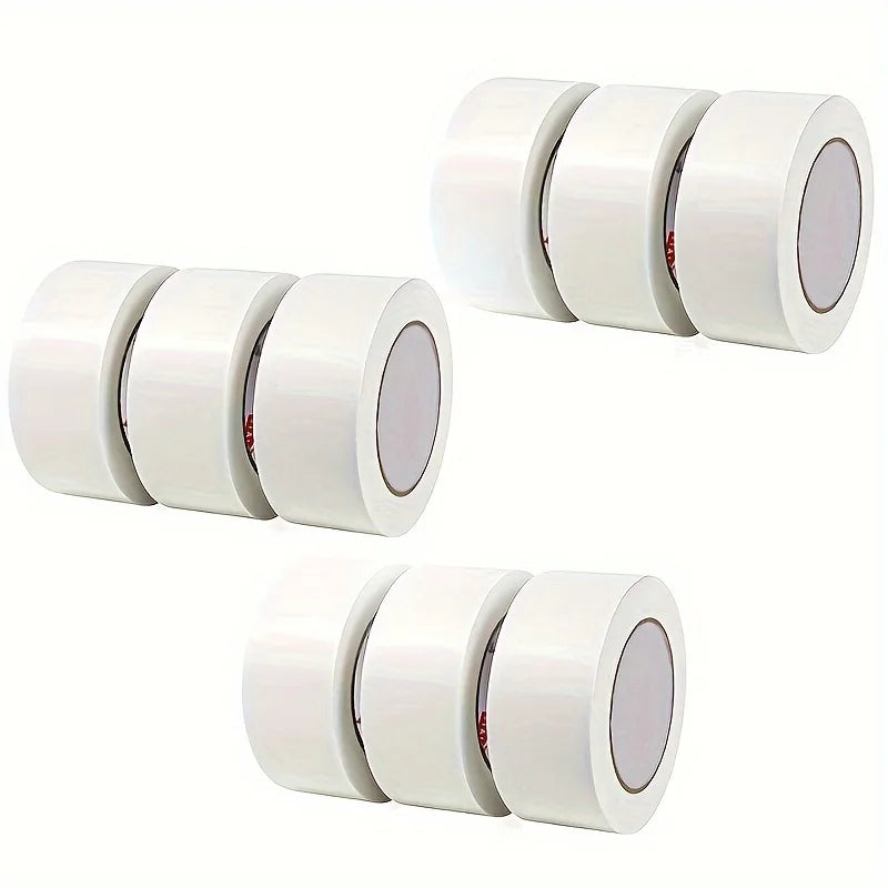 Heavy Duty White Duct Tape, 2 Inches X 10 Yards, 8.27 Mil Thickness, Strong, Flexible, No Residue, for Repairs, Industrial