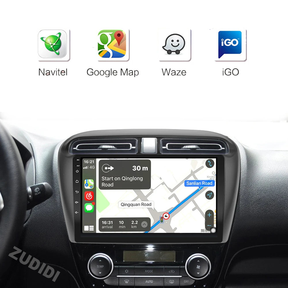 Mitsubishi Mirage 2012-2018 Android 16 Car Stereo with Wireless CarPlay - image 4