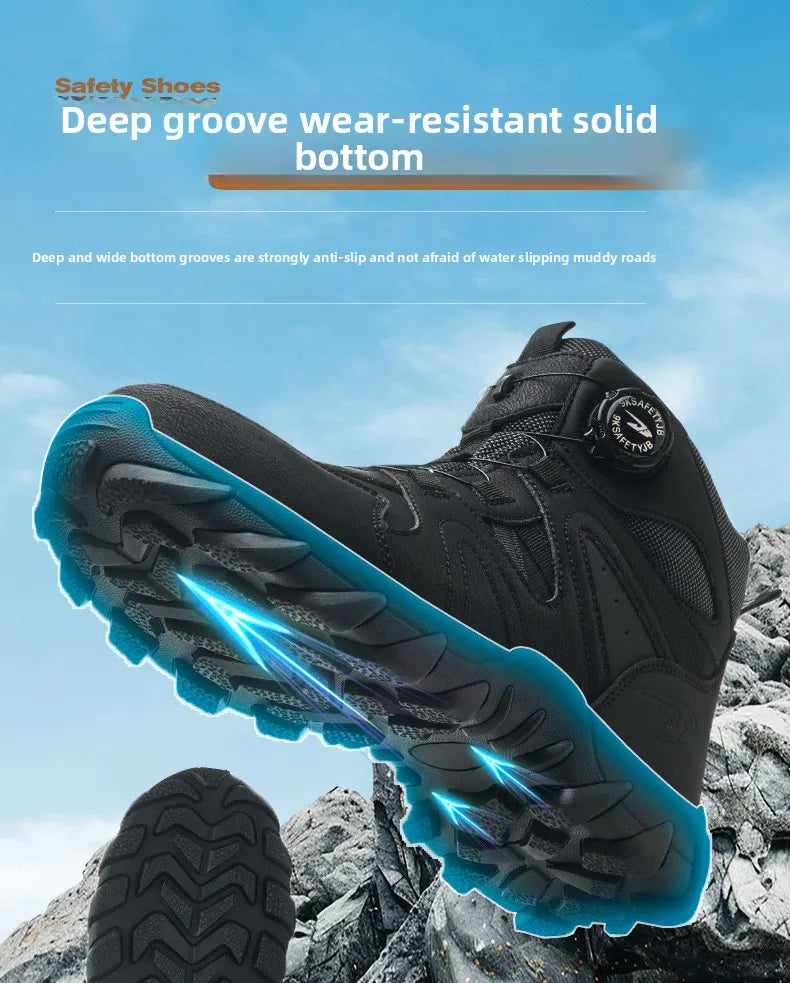 Steel Toe Safety Boots, Smash-Proof & Puncture-Resistant - image 13