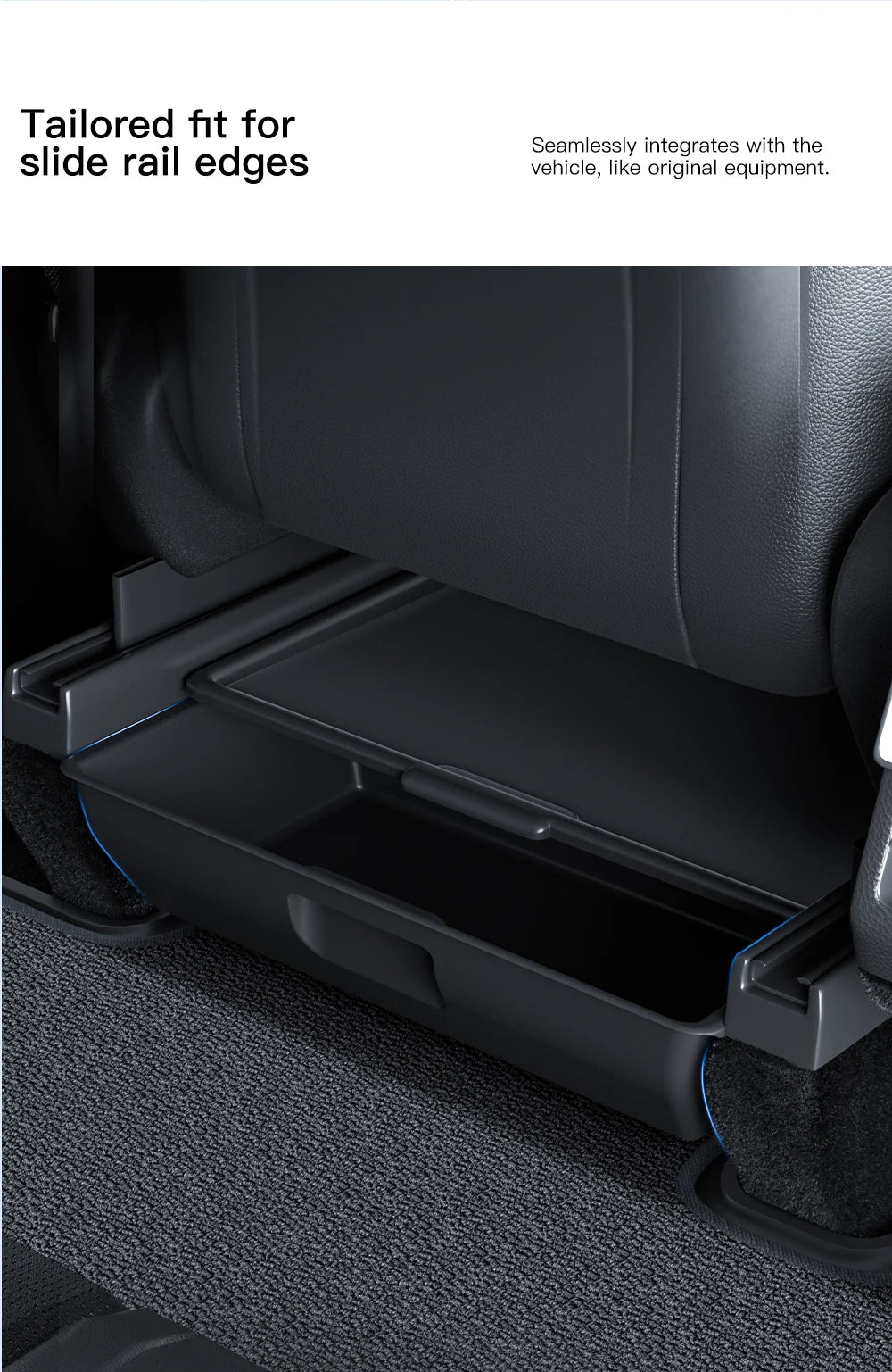 Under Seat Storage Drawer for Tesla Model Y Juniper 2025-2026