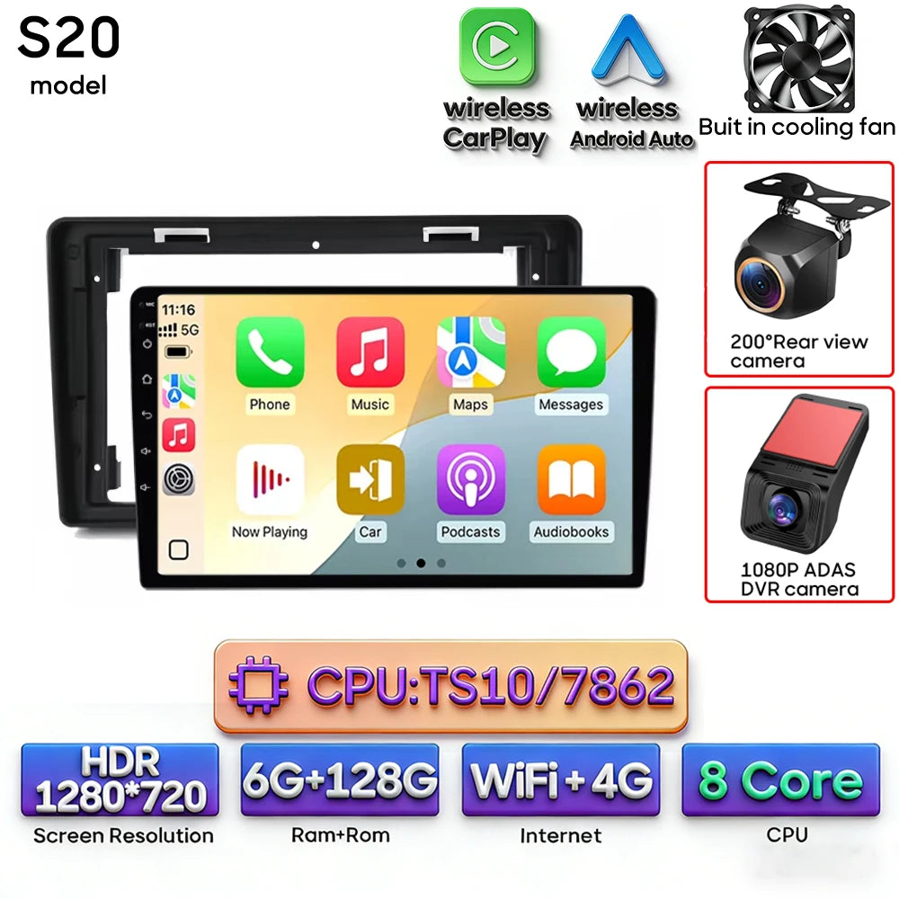 9-Inch Android 16 Car Multimedia Player GPS Peugeot Citroen - image 14