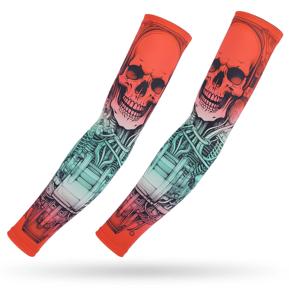 Breathable UV-Protection Tattoo Arm Sleeves - image 50
