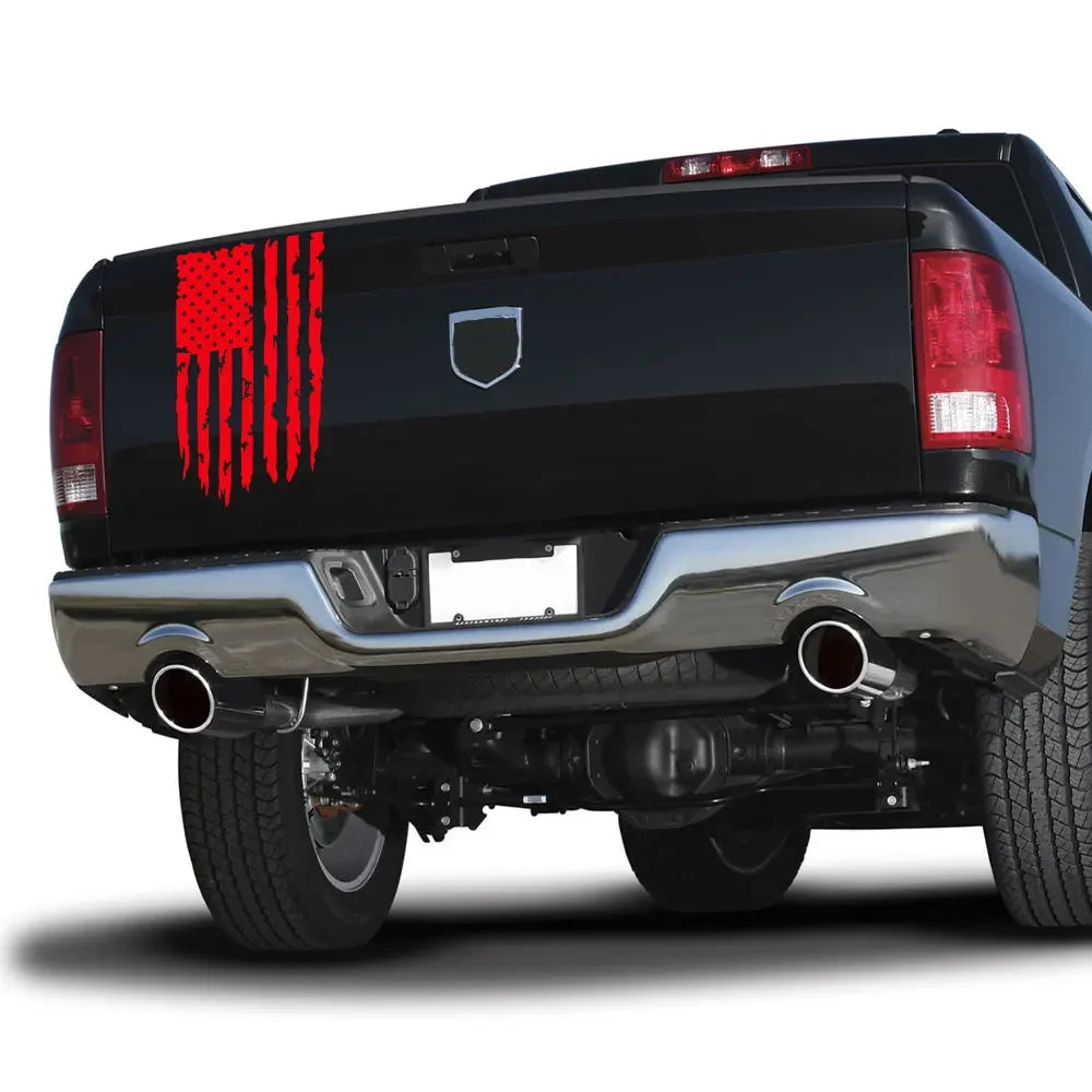 USA Flag Decal for Pickup Trucks