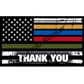 Reflective First Responder EMS Vinyl Decal