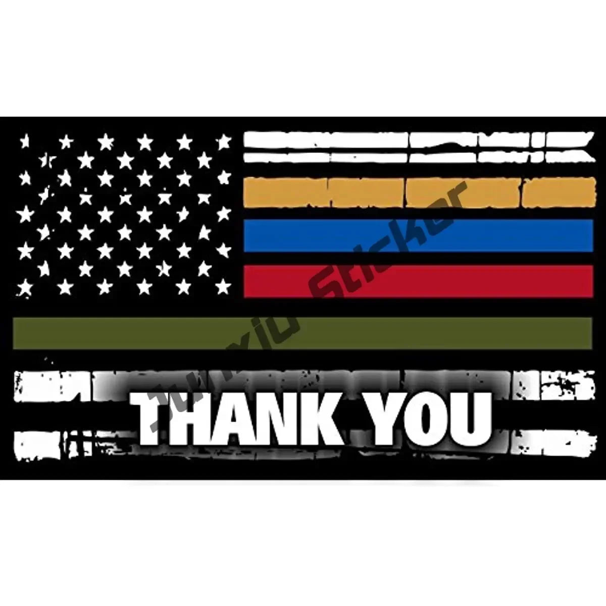 Reflective First Responder EMS Vinyl Decal