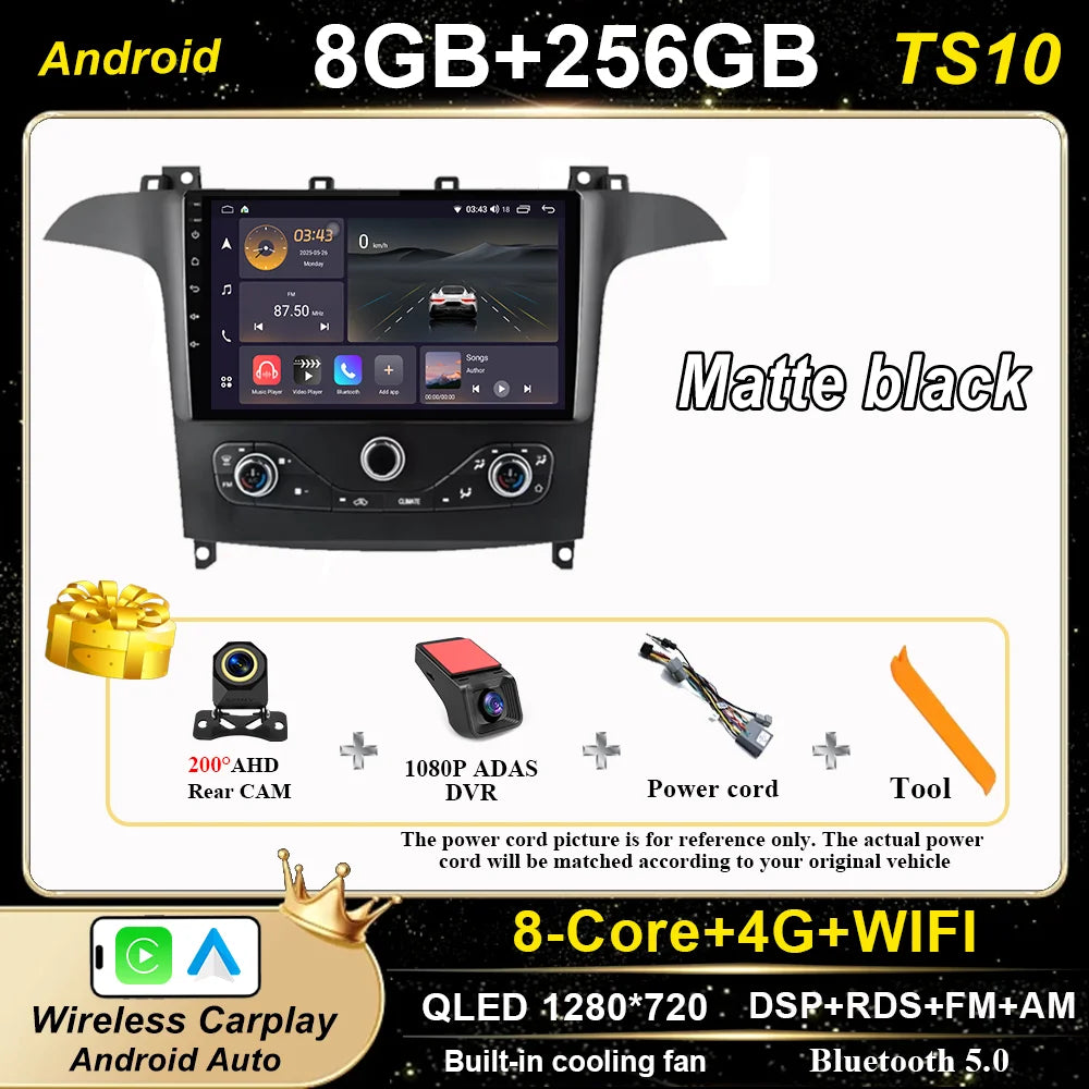 9-Inch Android Car Stereo for Ford S-Max & Galaxy - image 9
