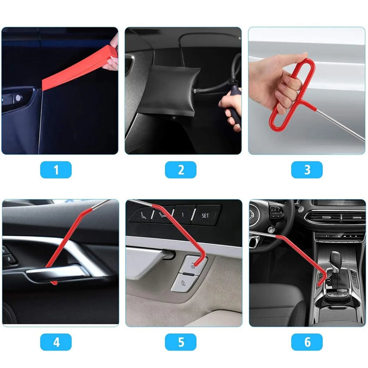 Car Emergency Unlocking Tool Kit - Auto Door Opener - image 4