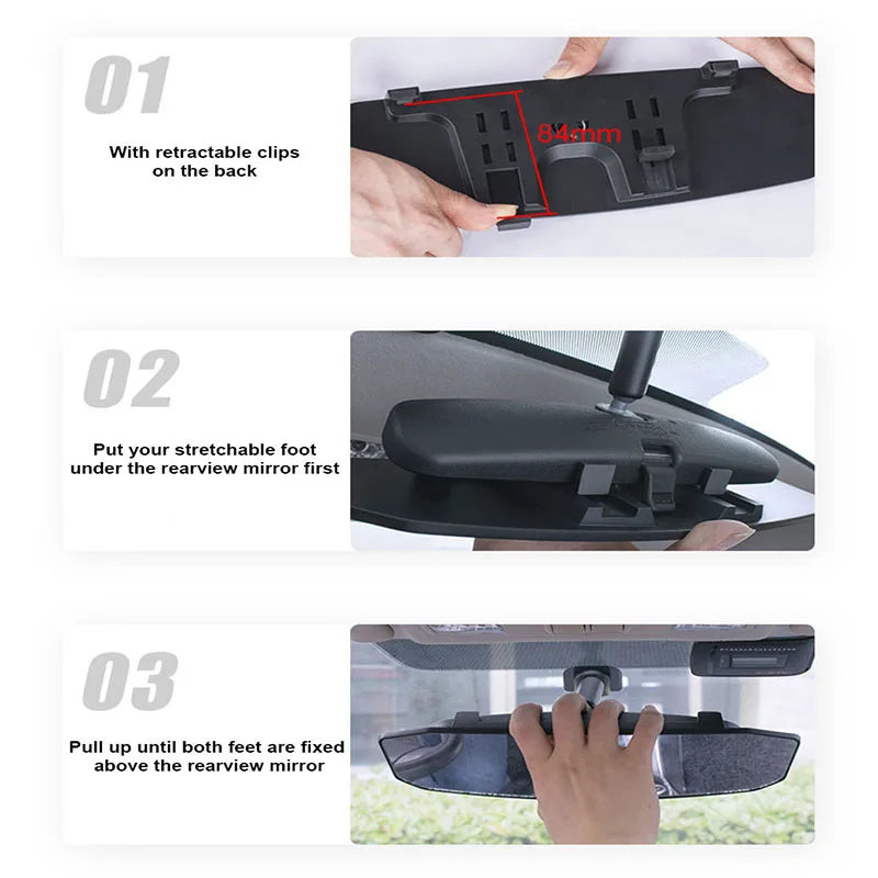 Wide Angle Baby Car Mirror – Anti-Glare, Adjustable, Universal - image 4