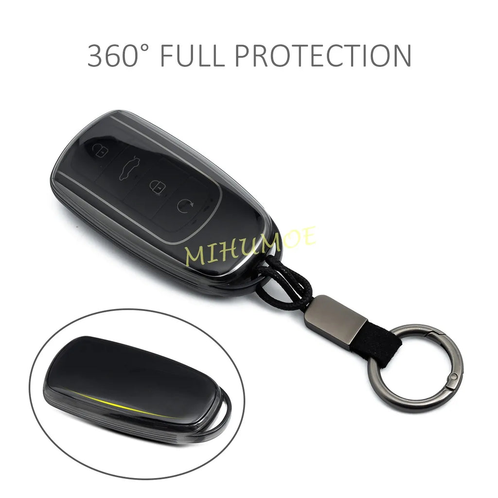 Key Fob Cover Case Compatible with Chery Tiggo 7, Tiggo 8 Pro, Omoda 5 & More