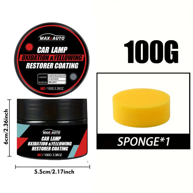 Headlight Restoration Polishing Paste