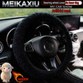 Plush Winter Steering Wheel Cover, 14.5-15 Inch, No Inner Ring