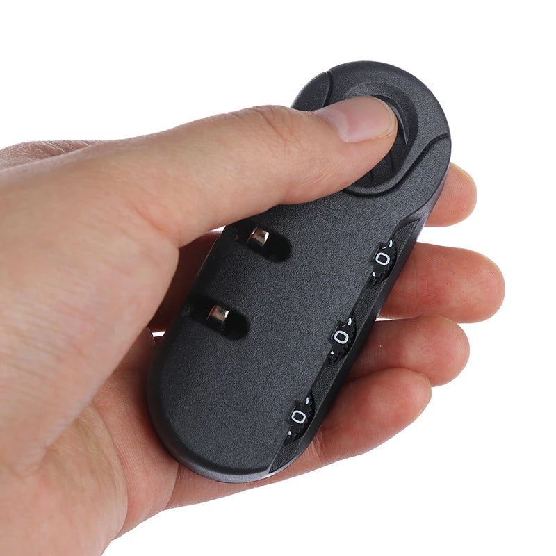 3-Digit Combination Luggage Padlock – Travel Code Lock