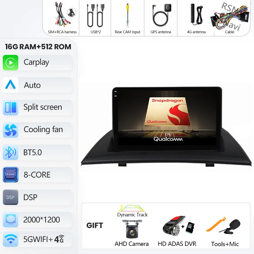 Android Car Stereo for BMW X3 E83 2004-2012 Carplay GPS - image 23