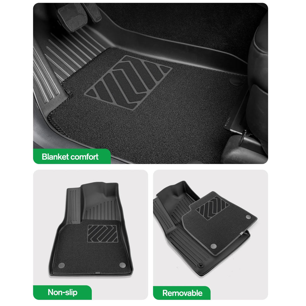 All-Weather TPE Floor Mats & Cargo Liner for Tesla Model Y 2025+ - image 2