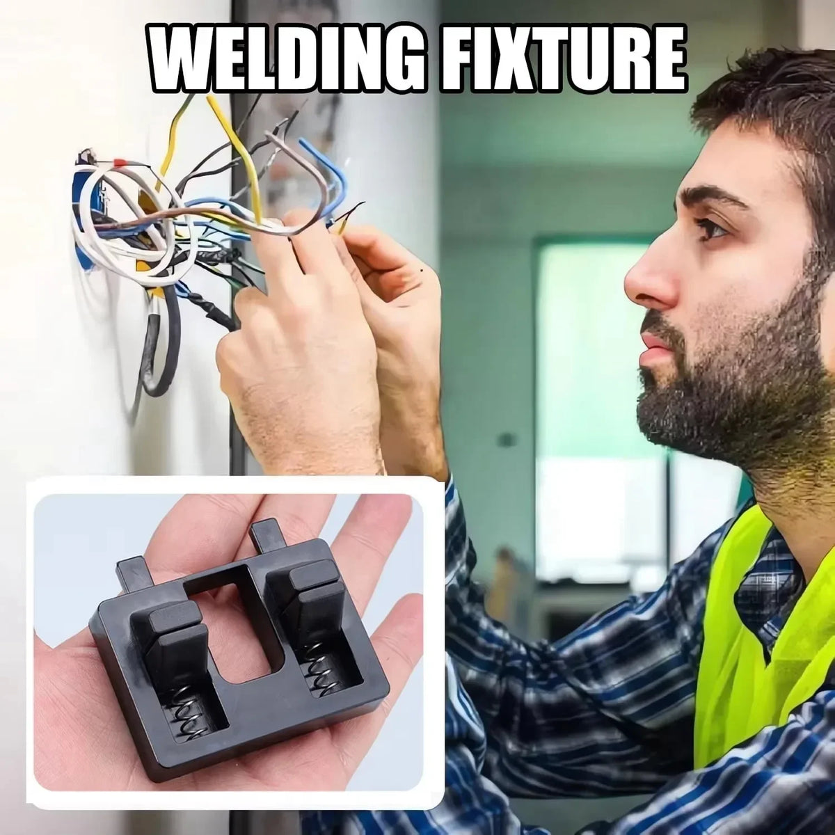 Professional Wire Welding Clamp Adjustable Portable Soldering Fixture Spring Design Quick Clamp Release Soldering Iron Brazing
