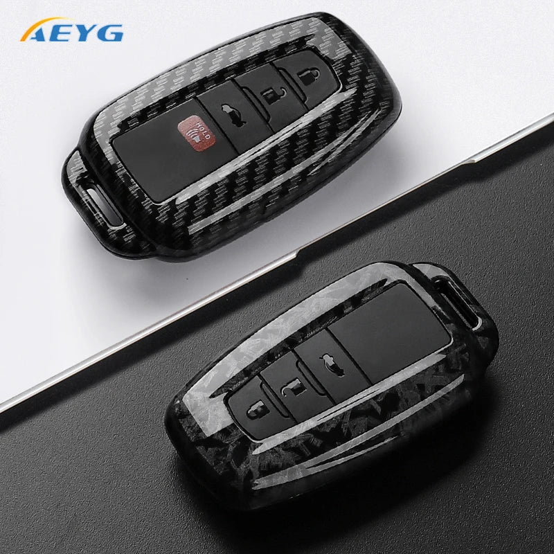 Carbon Fiber Key Fob Case for Toyota 2018-2022 Camry RAV4 Prius - image 3