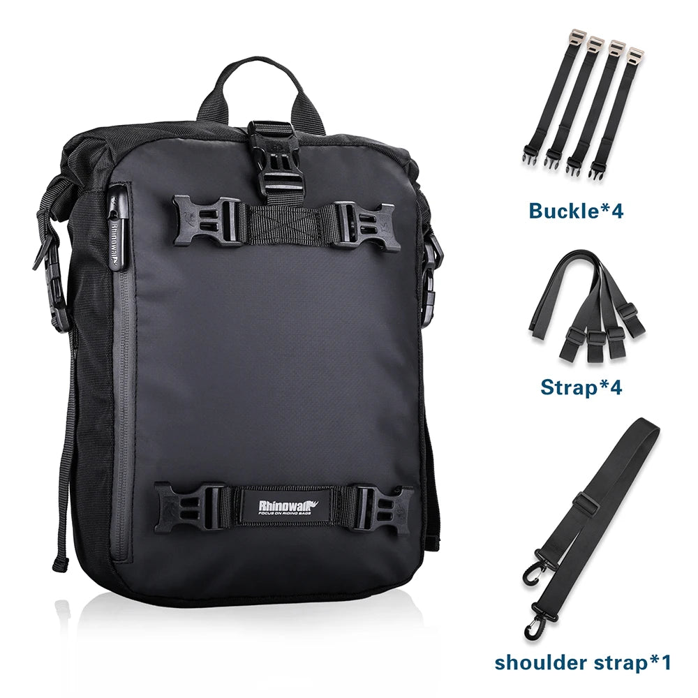 Rhinowalk Waterproof Motorcycle Tail Bag 10-30L - image 28