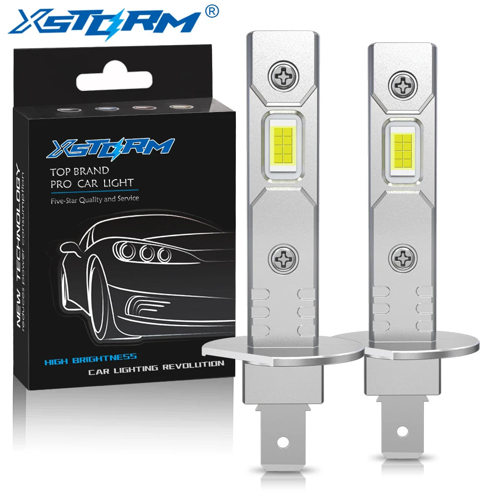 60W H1 H3 H7 LED Headlight Bulbs 20000LM 6000K Cool White