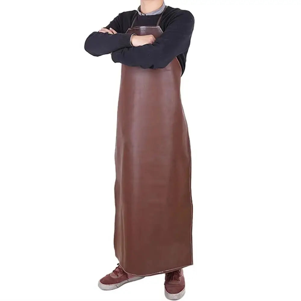 Polyurethane Leather Welding Apron Equipments Welder Thermal Insulation Protection Wear Electric Welding Anti Scalding Aprons