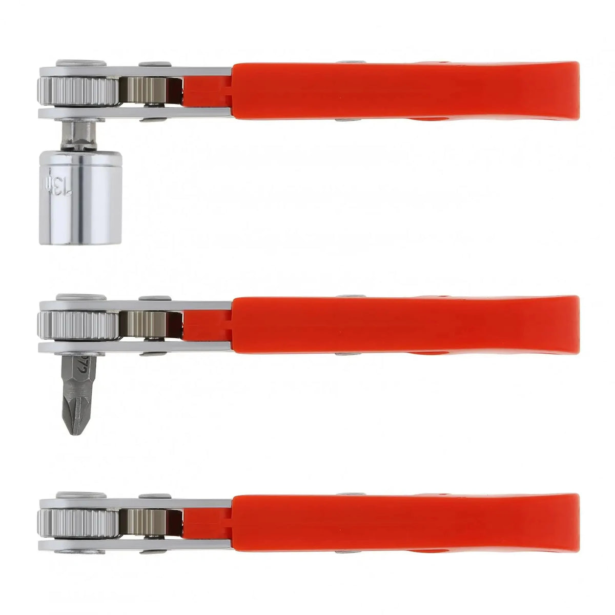 Right Angle Ratchet Wrench Screwdriver Set, 1/4 Hex Bit Holder - image 11
