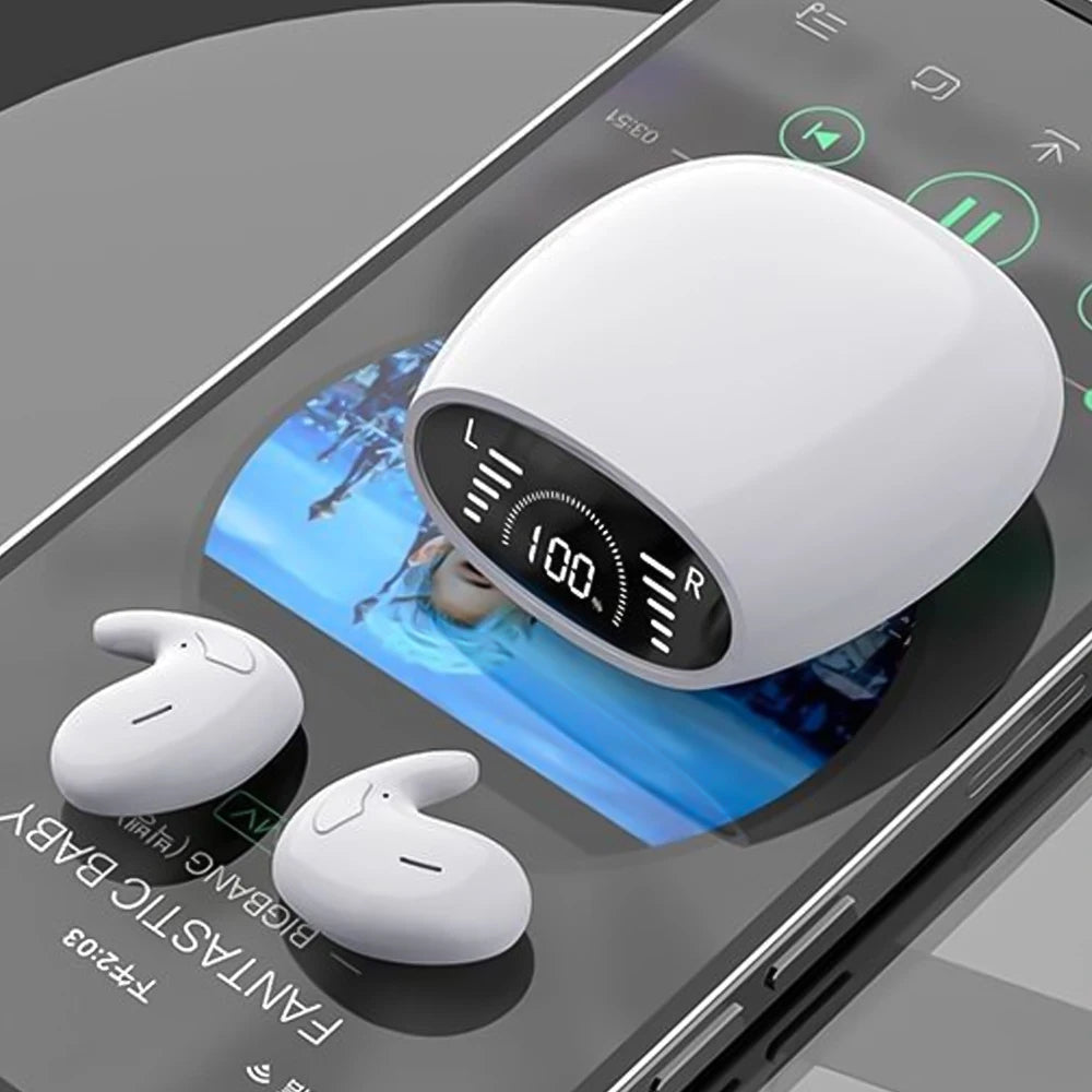 SK Ultra-Thin Wireless Sleep Earbuds, Bluetooth 5.3 - image 19