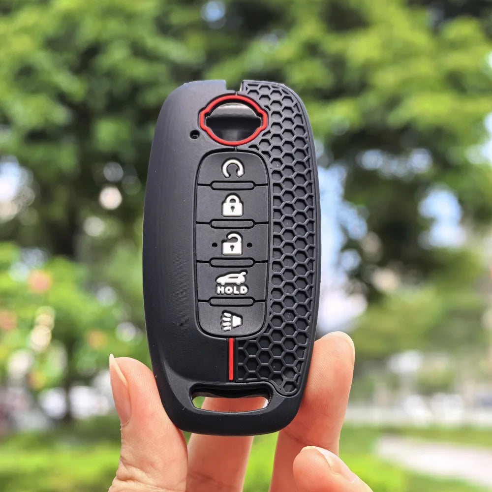 Keychain For Nissan Rouge Kicks Pathfinder J12 Ariya Altima Rogue Qashqai Bluebird Sylphy Remote Car Key Case Cover Accessories