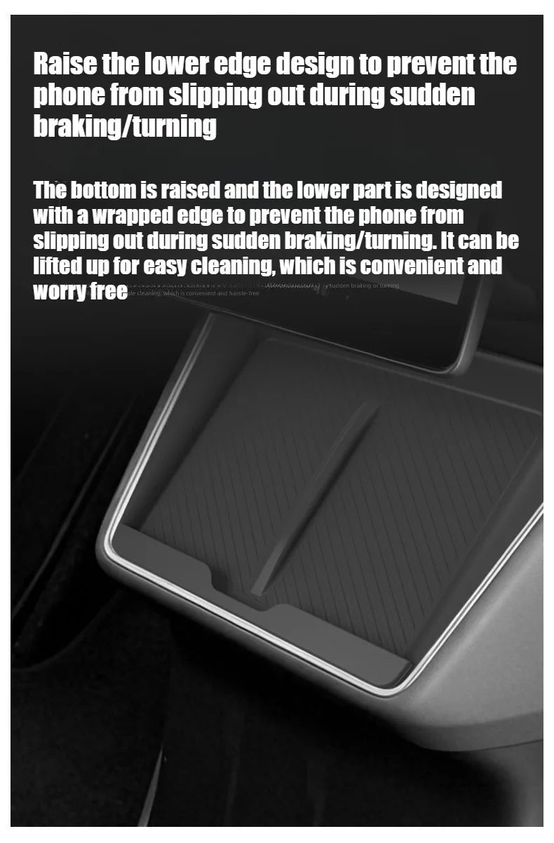 Non-Slip Wireless Charging Pad Mat for Tesla Model Y (2025-2026)