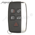 jingyuqin For Jaguar Freelander XFL XE XJ Fit Land Rover Range Rover Sport Evoque Discovery 4 Smart Remote Car Key Shell 5Button