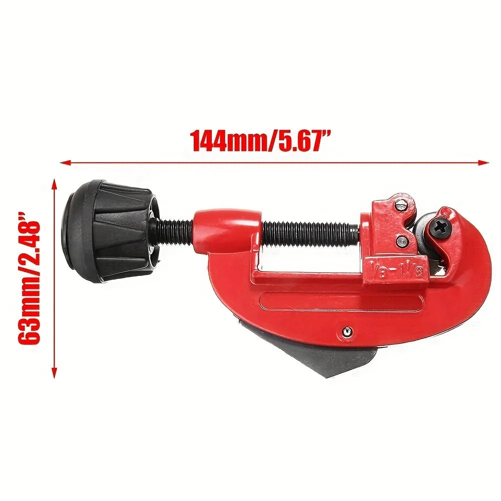 1PC Heavy Duty Pipe Cutter 1/8 to 1-1/8 Inch Tubing Cutter for Copper Aluminum Stainless