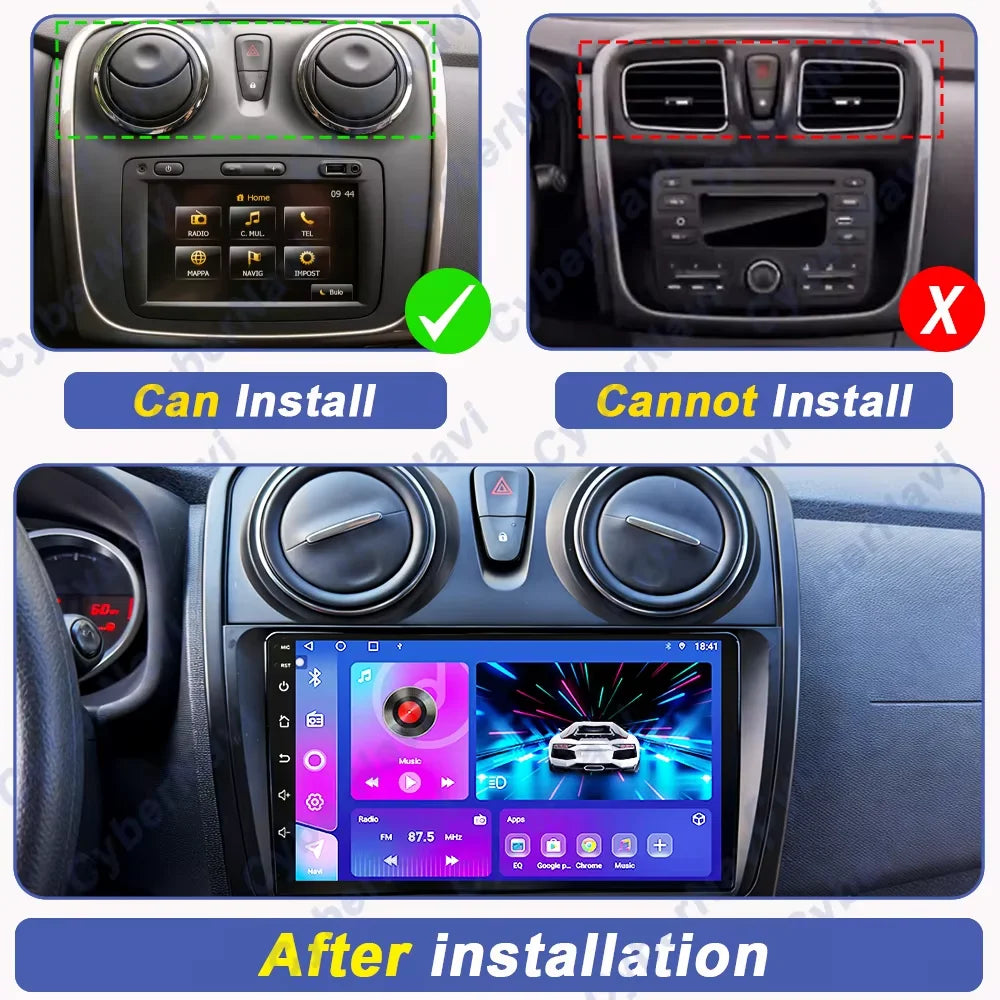 Android 9 Inch Car Stereo for Renault Logan Sandero 2012-2019 - image 2