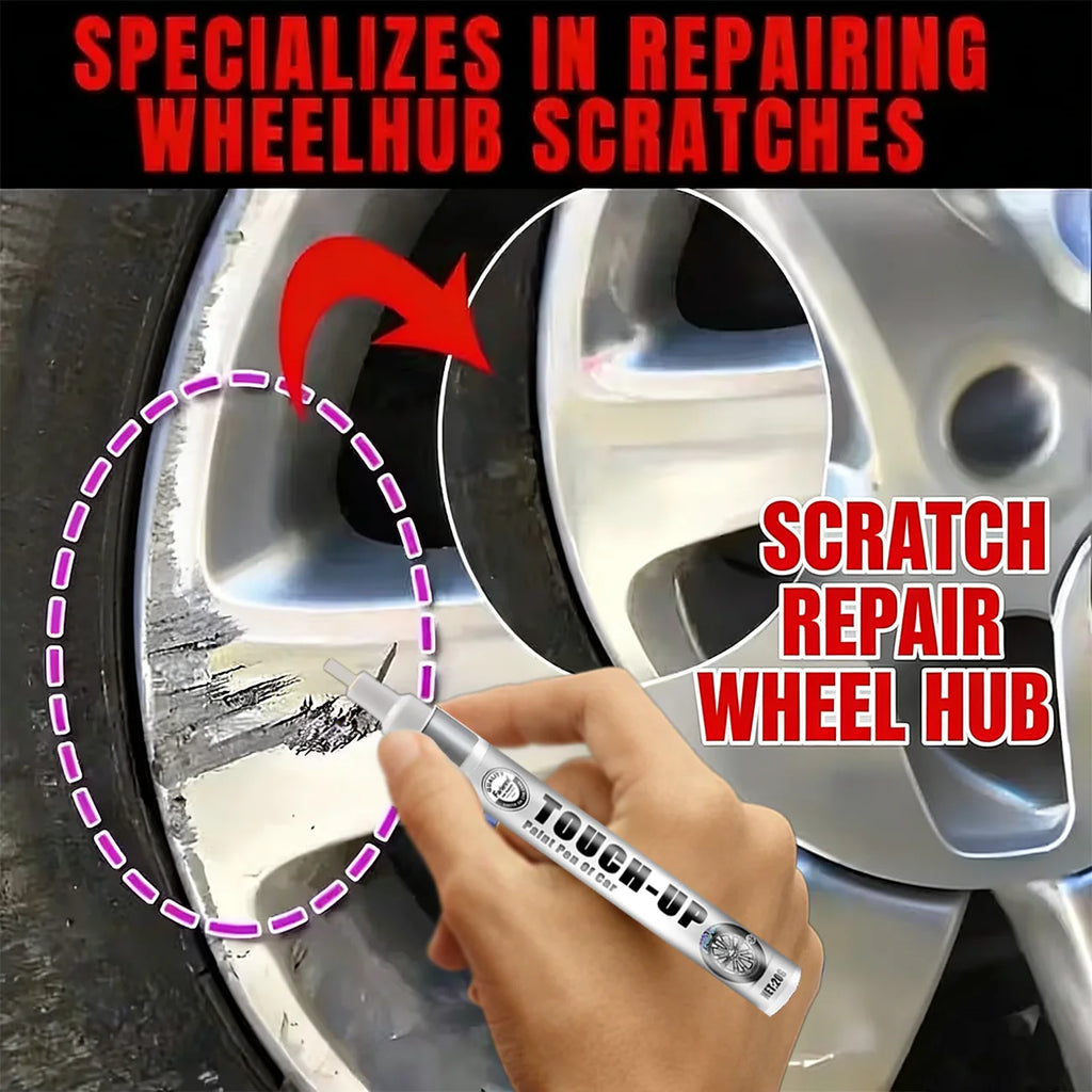 Silver Wheel Rim Touch-Up Paint Pen