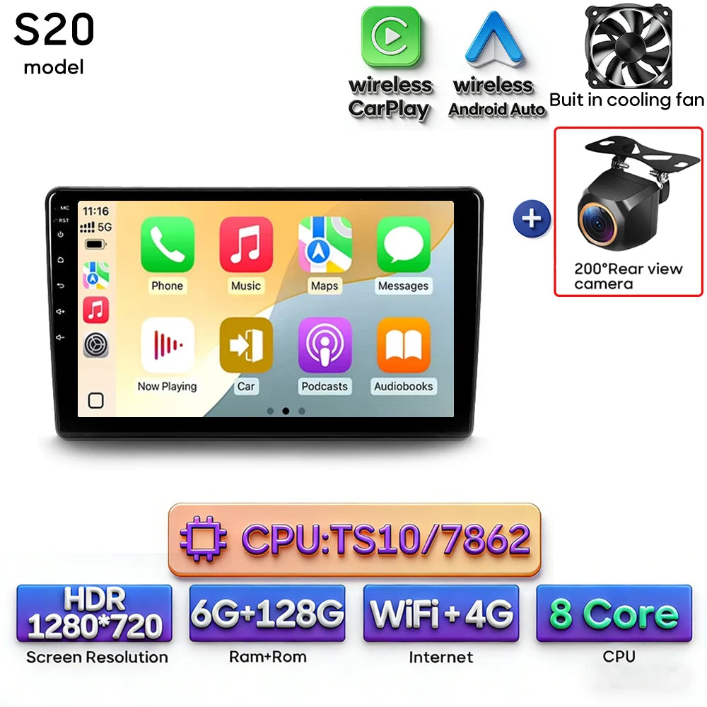 Android Car Stereo Citroen C4 Grand Picasso 2006-2013 9" GPS CarPlay - image 9