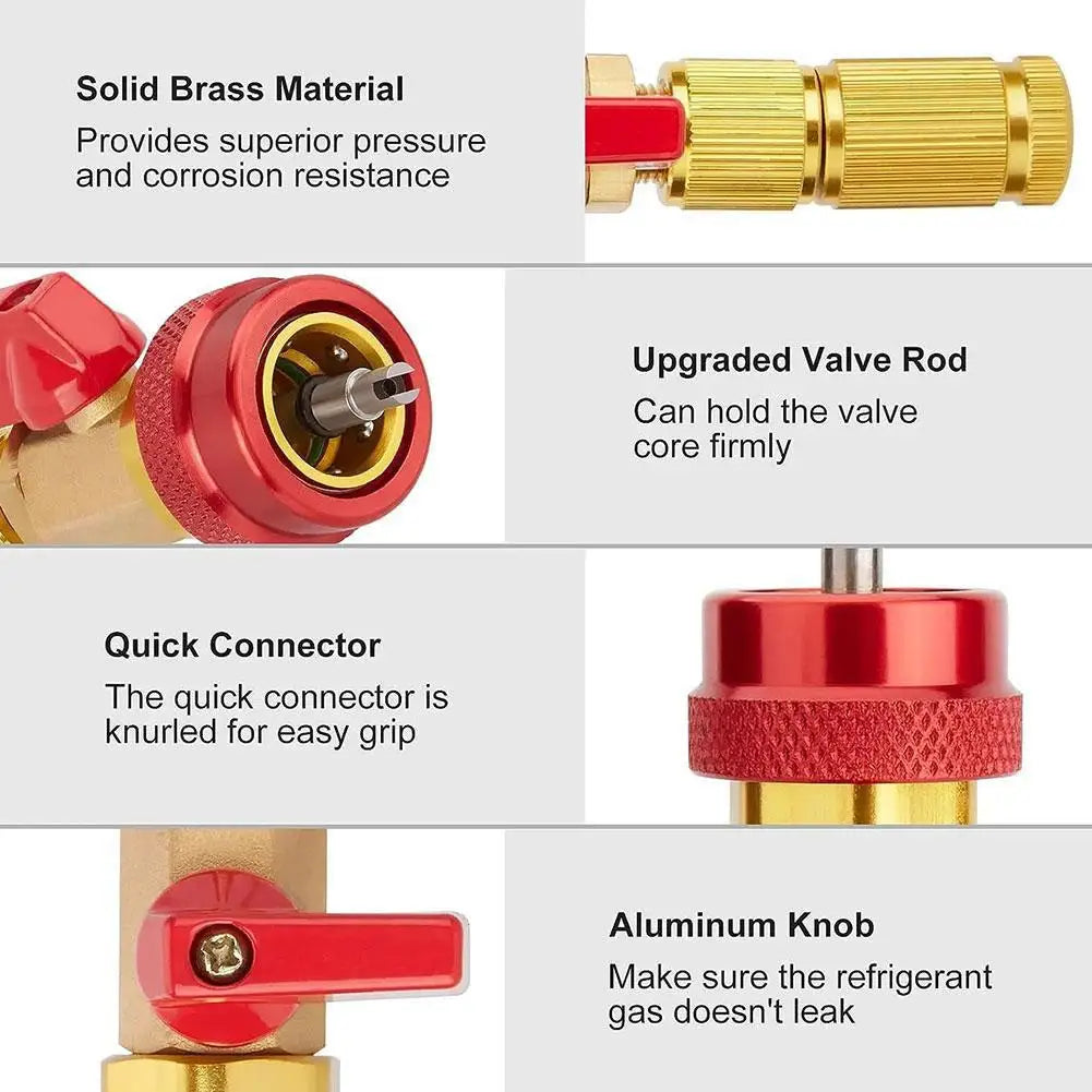 A/C Valve Core Removal Tool Kit – R134a R12 Schrader Valve Puller - image 8