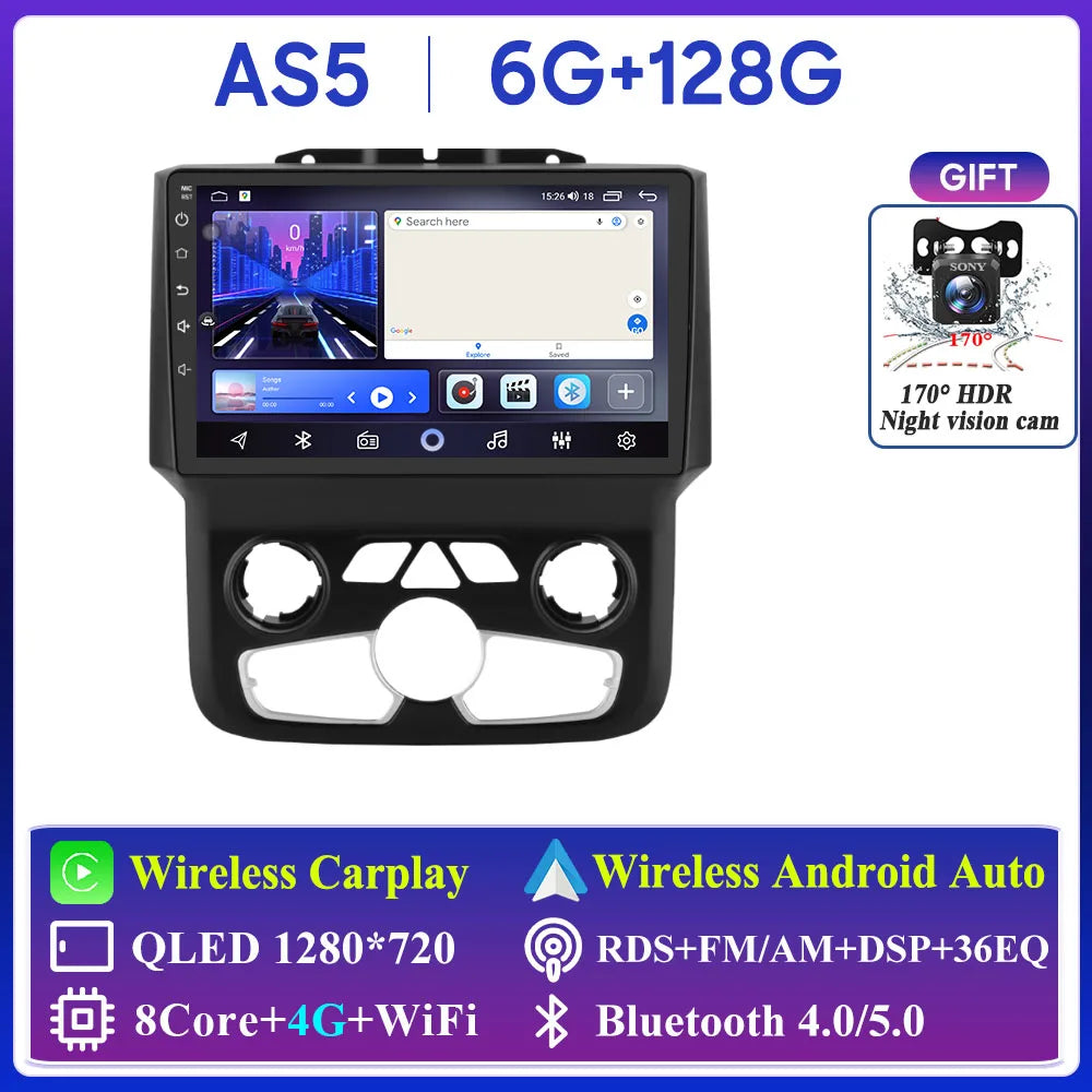 Dodge Ram 2013-2018 Multimedia Player with GPS, Bluetooth, CarPlay - image 13